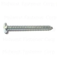 12 X 2 Zinc Slotted Pan Sheet Metal Screws - Durable Fasteners For Various Applications