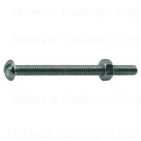 1/4-20 X 3 Zinc Slotted Round Stove Bolts - Durable Fasteners For Various Applications