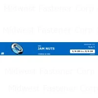 Hex Jam Nuts Midwest Assortment - Various Sizes For Versatile Applications