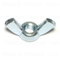 1/4-20 Zinc Cold Forged Wing Nuts - Durable Fasteners For Secure Connections