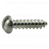 Slotted Round Wood Screws 6 X 5/8 Aluminum - Durable Fasteners For Wood Projects