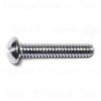 10-24 X 1 Chrometint Slotted Round Machine Screws - Durable Fasteners For Various Applications