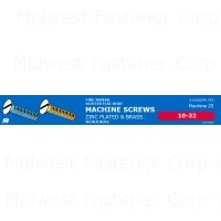Slotted Flat Machine Screws And Nuts Assortment - Midwest Collection