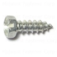 8 X 1/2 Inch Zinc Hex Washer Sheet Metal Screws - Durable Fasteners For Metal Applications