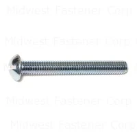 3/8-16 X 3 Zinc Slotted Round Stove Bolts - Durable Fasteners For Various Applications
