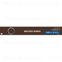 Versatile Steel Welded Rings Assortment for Contractors and Crafters