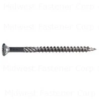 10 X 3 Inch 316 Stainless Steel Saberdrive Deck Screws - Durable And Corrosion Resistant
