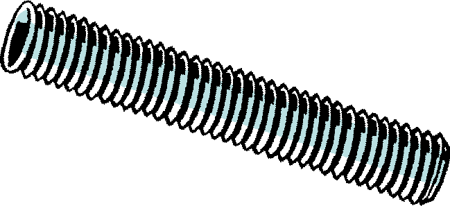 5/16-24 X 36 Inch Zinc Plated Threaded Rod For Heavy-duty Applications