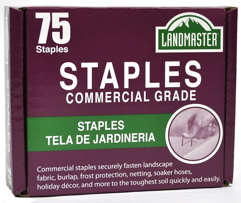 Fabric And Garden Staples 75 Pack For Landscape Fabric Anchoring