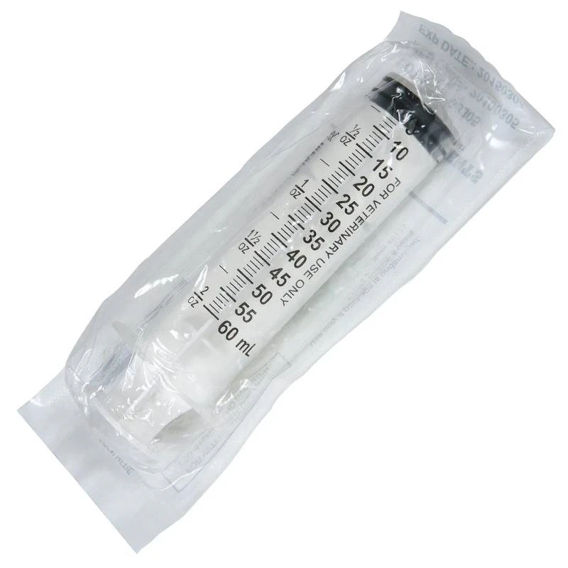 60cc Luer Lock Syringe With Safety Plunger - 25 Count Box