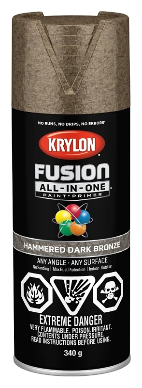 Hammered Dark Bronze Spray Paint 12 Ounce Can