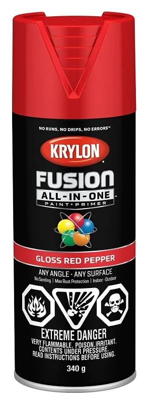 Gloss Red Pepper Spray Paint 12 Ounce Can For Vibrant Finishes