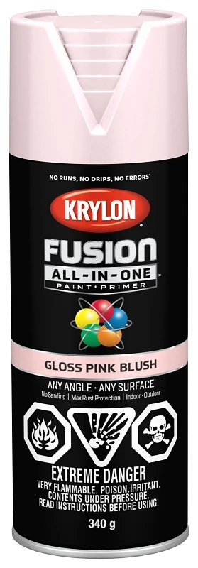 Gloss Pink Blush Spray Paint 12 Ounce Can For Vibrant Finishes