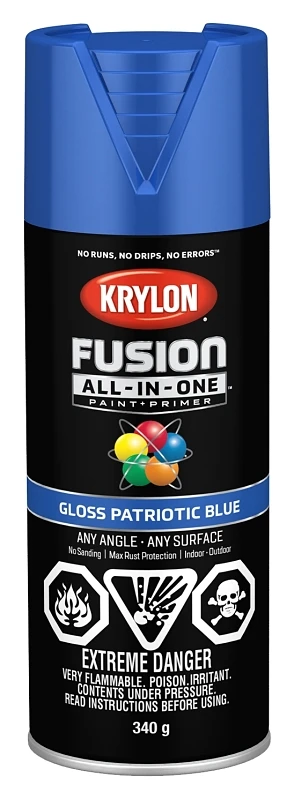 Patriotic Blue Gloss Spray Paint 12 Ounce Can Model 427160007