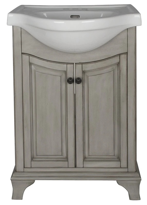 Corsicana Euro Bathroom Vanity Combo 36" Wood Antique Black/antique Gray