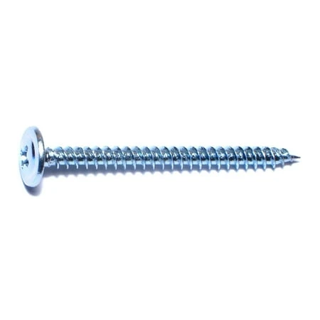 8 x 2  Zinc Phillips Modified Truss Head Self Piercing Lath Screws (115 pcs.)