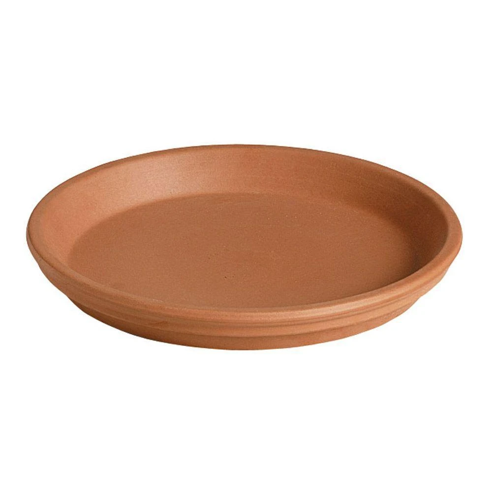 Italian Terra Cotta Saucer - 4 Inch Diameter For Potted Plants