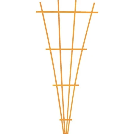 Traditional Fan Trellis - Elegant Garden Support Structure For Climbing Plants