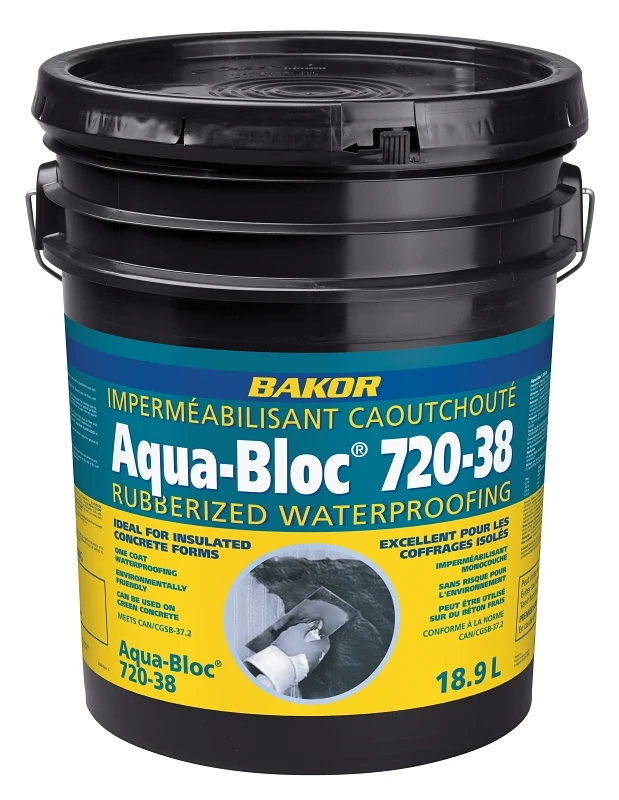 Masonry Sealers 18.93 Liters Black Waterproofing Membrane
