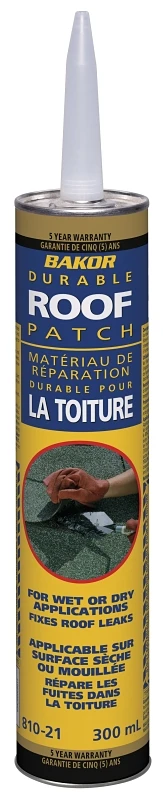 Bakor 810-21 300ml Wet/dry Rubberized Plastic Cement For Weatherproofing