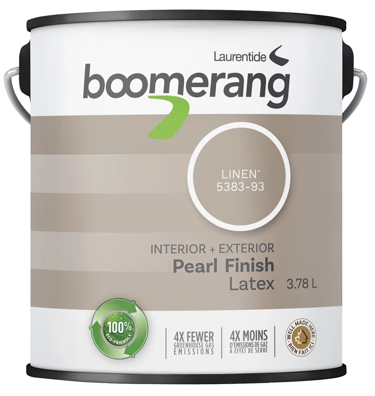 Latex Paint 3.78 L Interior/exterior Wall Linen - Pearl Sheen Acrylic