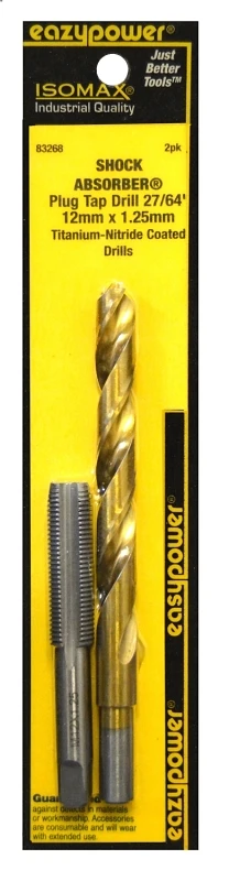 12mm Drill Bit Set - Titanium-nitride Coated For Rotary And Impact Tools