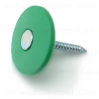 1 Inch Steel Plastic Cap Nail - Durable Fasteners For Various Applications