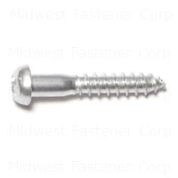 8 X 1 Aluminum Phillips Round Wood Screws - Durable And Corrosion Resistant