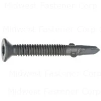1/4 X 2 Grey Ruspert Star Flat Sds/wings Fasteners