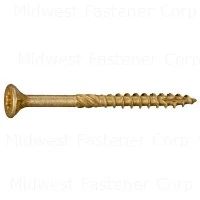 9 X 2-1/4 Inch Tan Xl1500 Saberdrive Wood Screws - Durable And Versatile