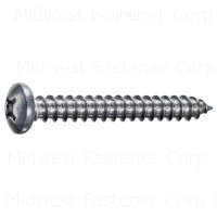 14 X 2 Stainless Steel Phillips Pan Sheet Metal Screws - Durable Fasteners For Various Applications