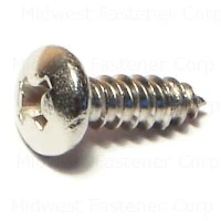 8 X 1/2 Stainless Steel Phillips Pan Sheet Metal Screws - Durable Fasteners