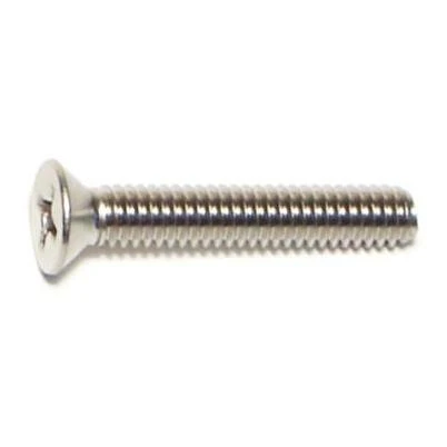 8-32 X 1-1/4 Stainless Steel Phillips Flat Machine Screws - Durable Fasteners