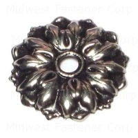 7/8 Chrometint Round Rosette With Screws - Durable And Stylish Hardware