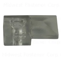 Clear Plastic Mirror Clip - Durable And Versatile For Secure Mounting