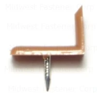 1 Inch Plastic L-shaped Tack Glides For Furniture And Flooring Protection