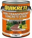 Semi-transparent Concrete Stain 1 Gallon For Indoor And Outdoor Use