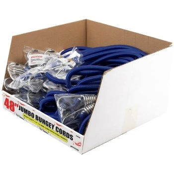 56639 1/2" X 48" Jumbo Bungee Cord - Heavy Duty Elastic Tie Down