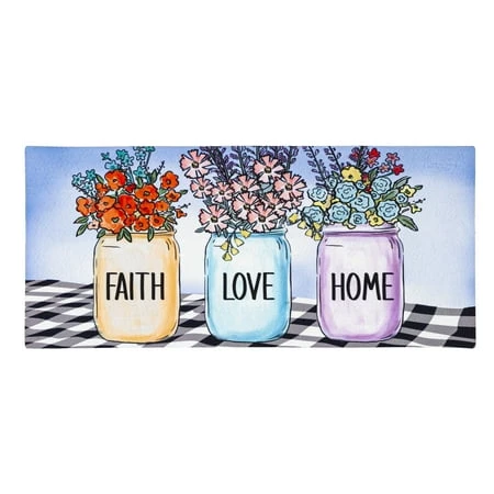 Faith Love Home Sassafras Switch Mat 10 X 22 Inches Decorative Floor Mat