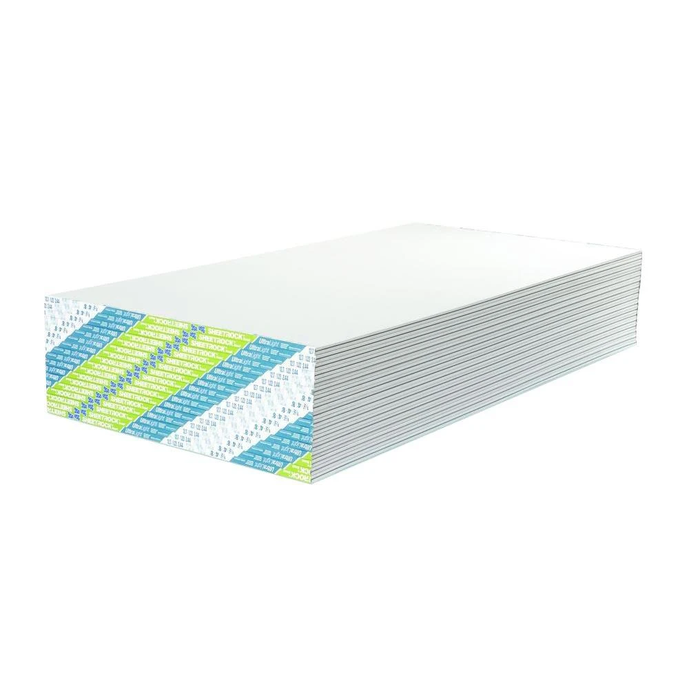 Ultralight 1/2 In. X 4 Ft. X 8 Ft. Gypsum Board For Easy Installation