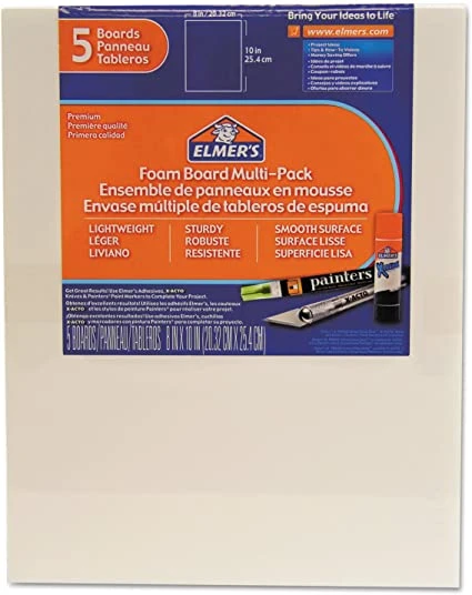 1-1/2 Inch Thick 4x8 Foot Foam Board Model #250 For Crafting And Insulation