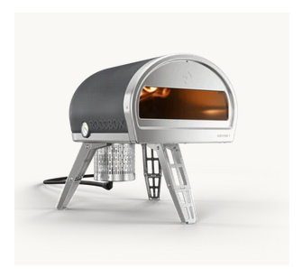 Roccbox Gas Burning Portable Pizza Oven - Black, Dual Fuel Capability