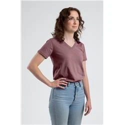 40mvr360 Women's Lightweight Performance V-neck T-shirt In Mauve, Size Small