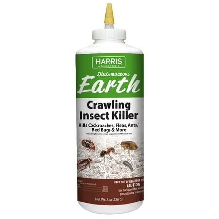 Diatomaceous Earth Crawling Insect Killer 8 Ounce Natural Pest Control