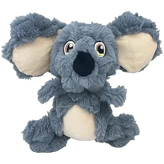Scrumplez Koala Dog Toy, Medium Size, Grey Color