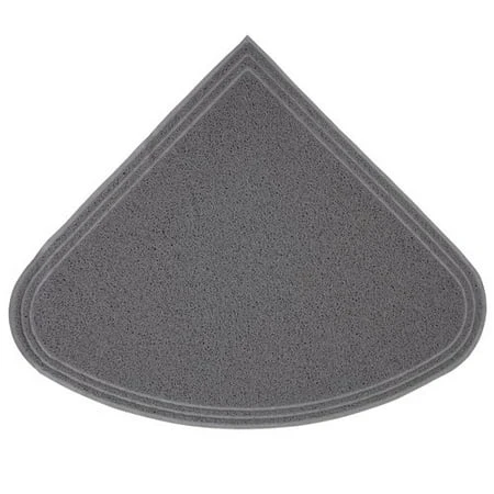 Corner Litter Mat 37 X 30 Inches Gray