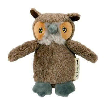 Plush Squeaker Owl Dog Toy 5 Inches