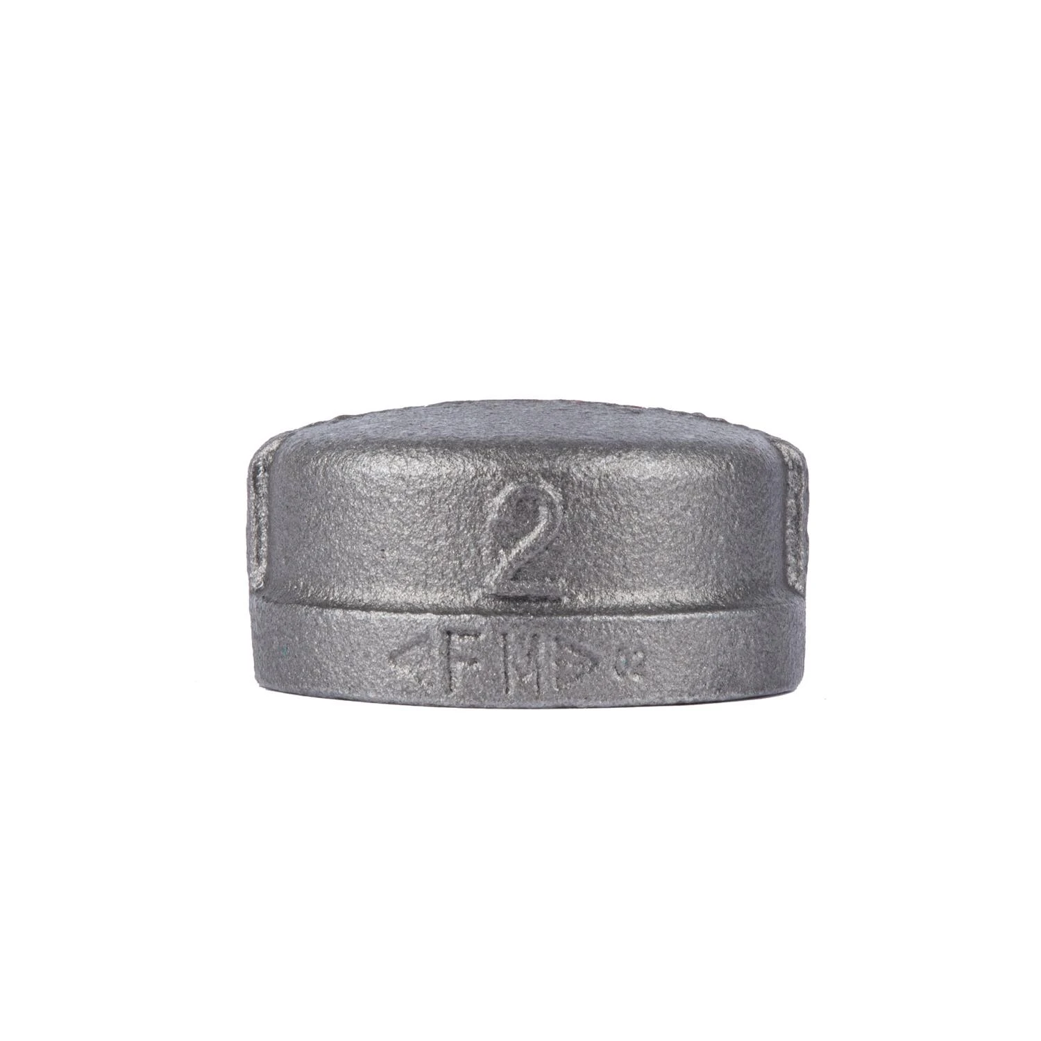 2-1/2 In. Fip Black Malleable Iron Cap For Plumbing Applications