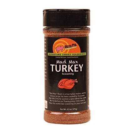 Mad Max Turkey Seasoning 8 Ounces - Perfect For Holiday Meals