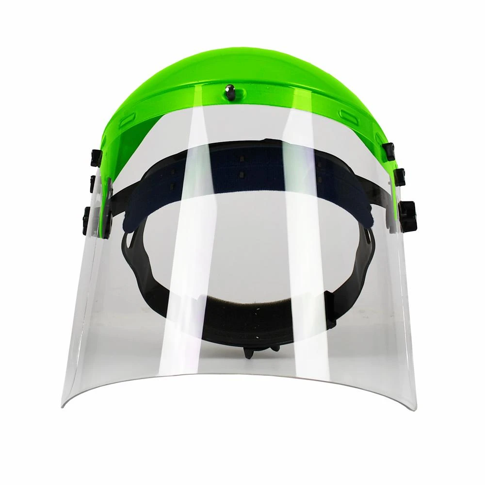 Cp Grinding Shield Assembly With Ratchet Headgear, Clear - 15.5" X 8"